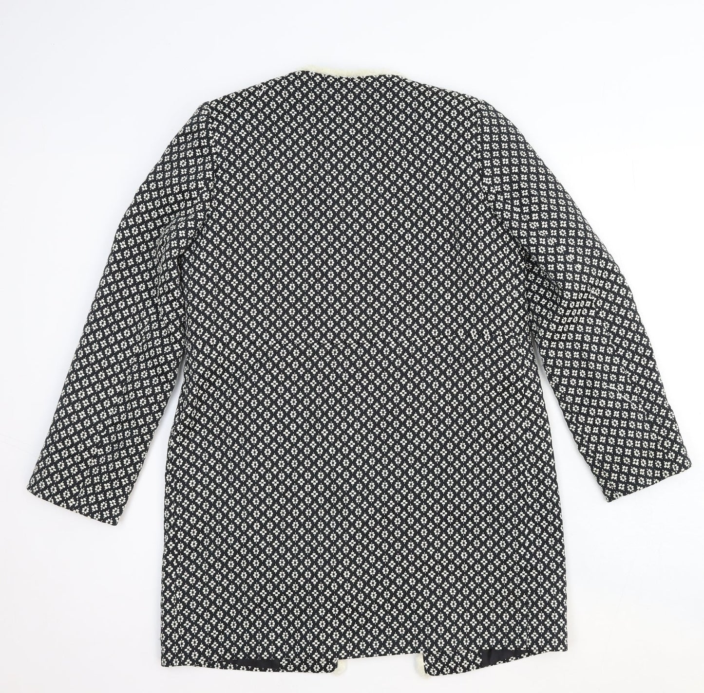 Womens UK Size 8 Marks and Spencer Black Pea Coat