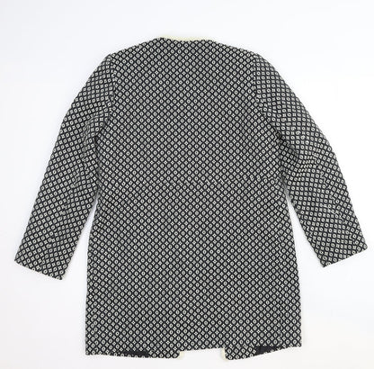 Womens UK Size 8 Marks and Spencer Black Pea Coat