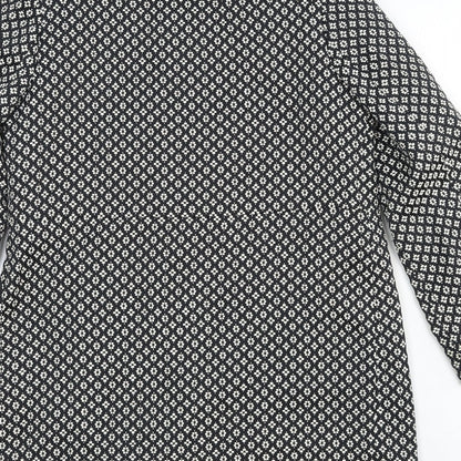 Womens UK Size 8 Marks and Spencer Black Pea Coat