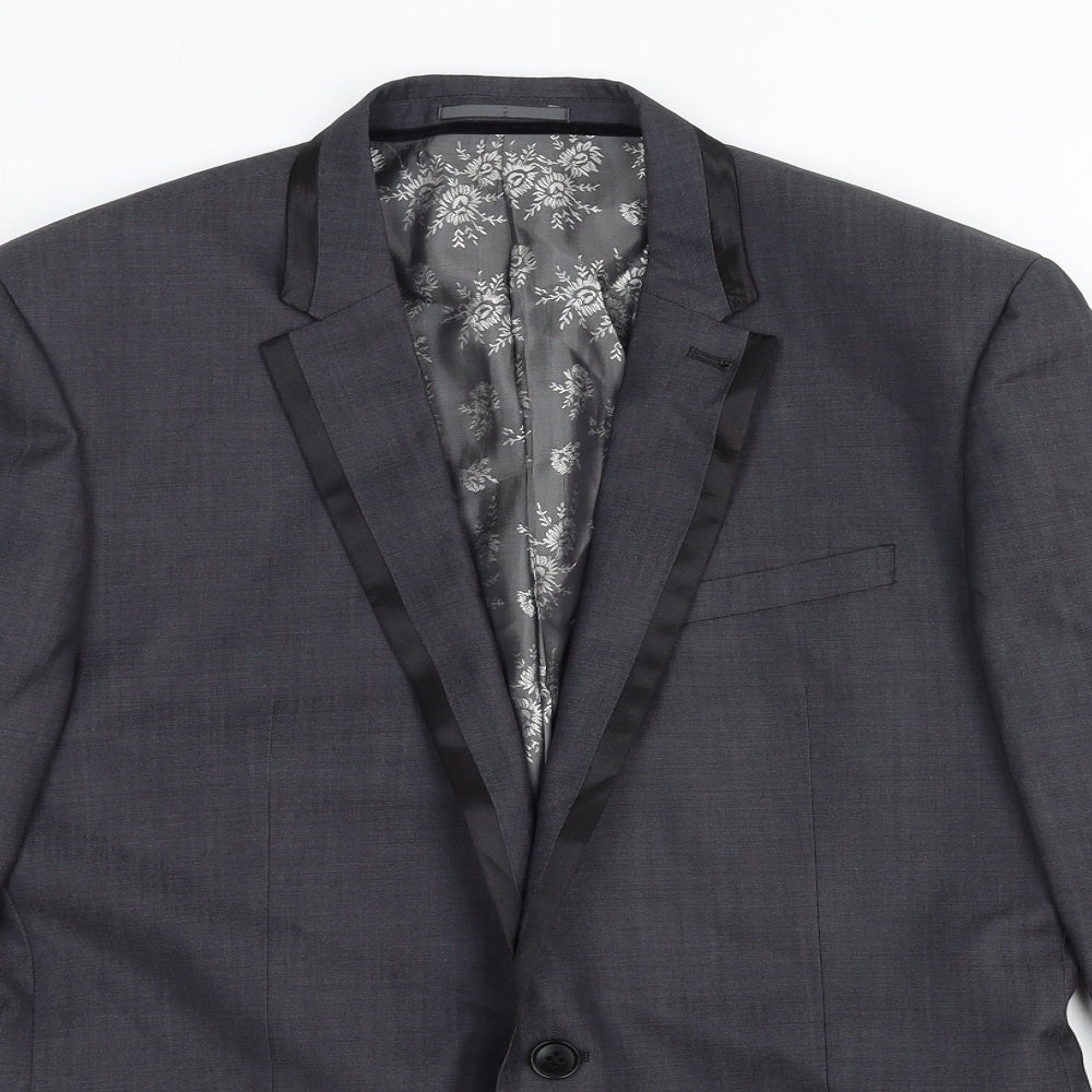 Mens UK Size 40 NEXT Regular Grey Suit Jacket