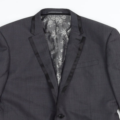 Mens UK Size 40 NEXT Regular Grey Suit Jacket