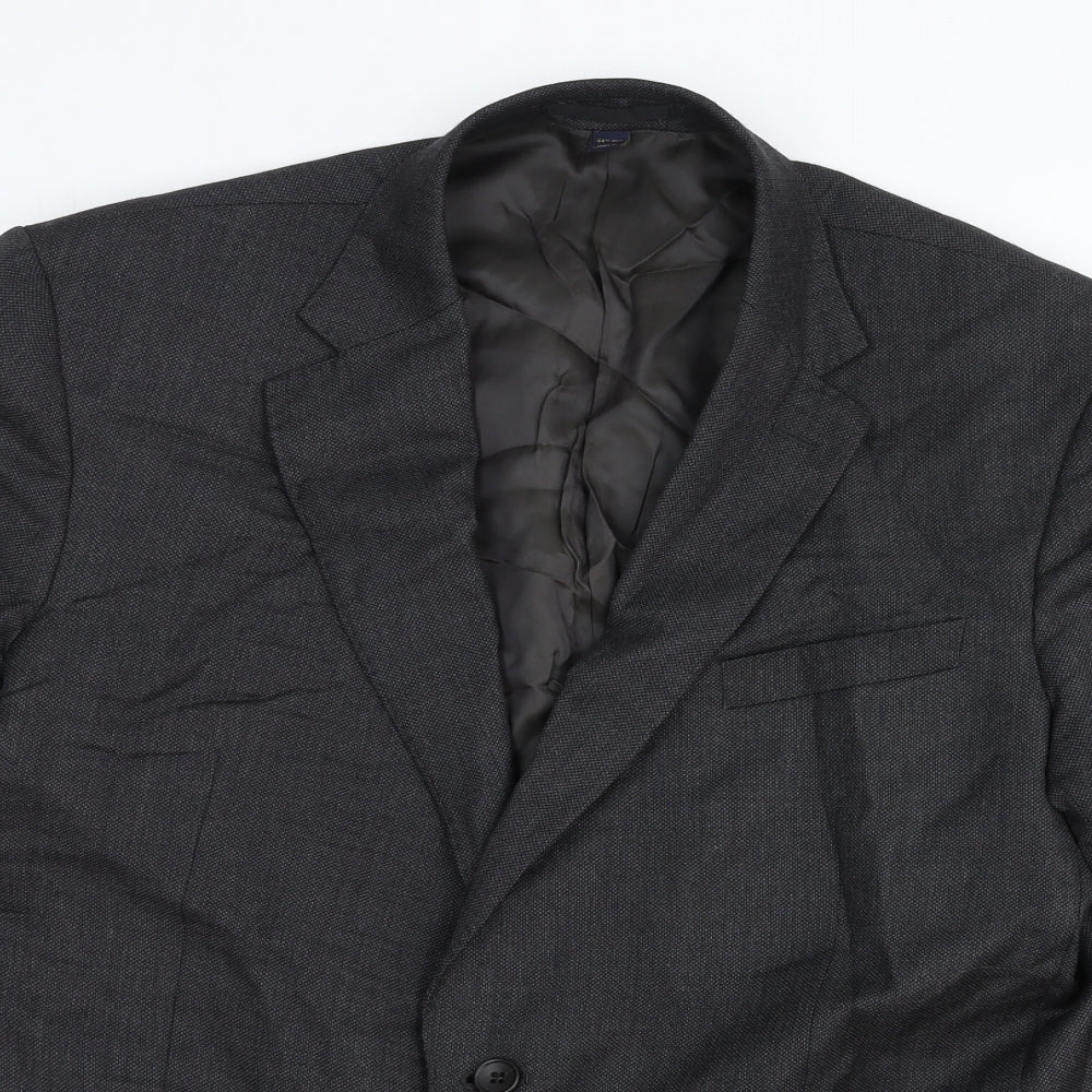 Mens UK Size 44 Marks and Spencer Regular Grey Suit Jacket
