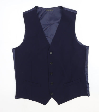 Mens UK Size 38 Marks and Spencer Regular Blue Suit Jacket