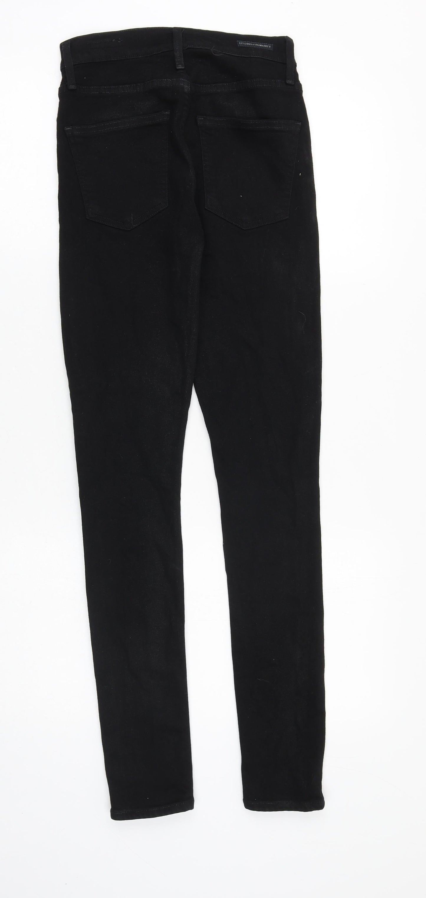 C of H Womens Black Cotton Skinny Jeans Size 26 in Slim Zip
