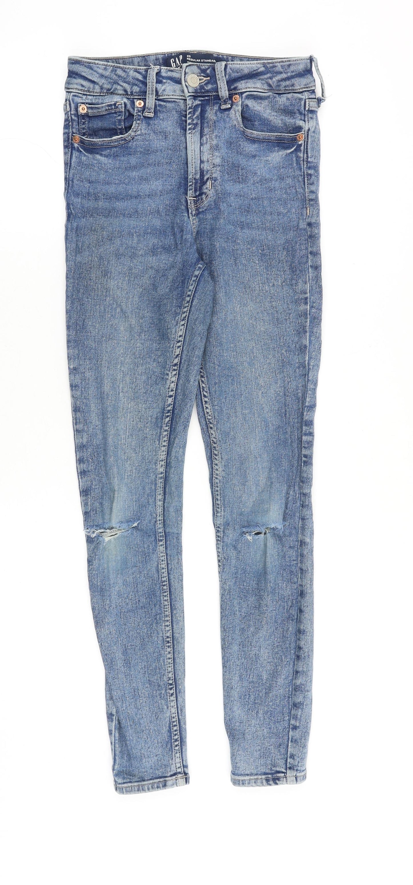 Womens UK Size 26 in Gap Slim Fit Skinny Blue Jeans