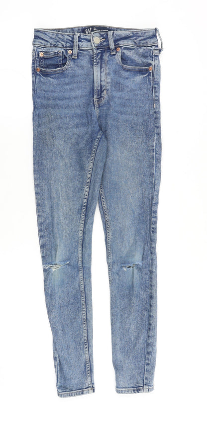 Womens UK Size 26 in Gap Slim Fit Skinny Blue Jeans