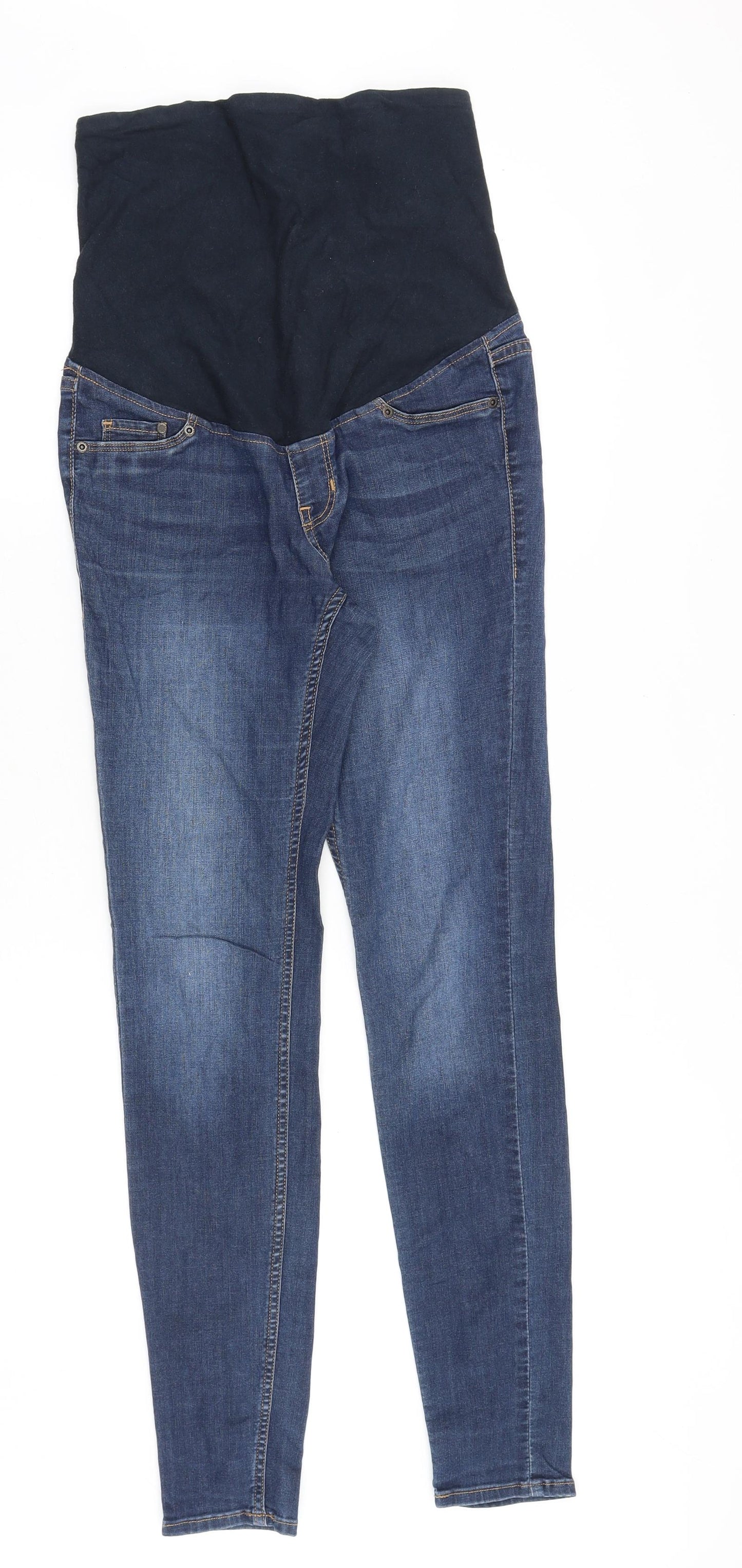 Womens UK Size 10 H&M Slim Fit Skinny Blue Jeans