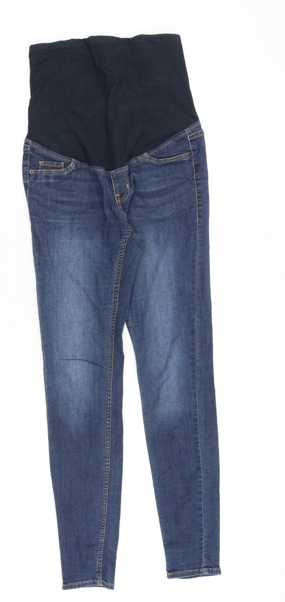 Womens UK Size 10 H&M Slim Fit Skinny Blue Jeans