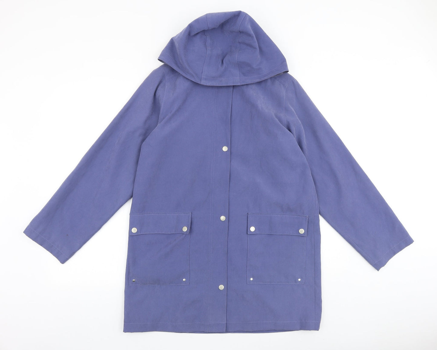 Womens UK Size S DANNIMAC Purple Pea Coat