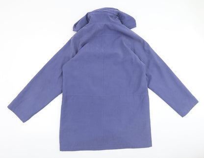 Womens UK Size S DANNIMAC Purple Pea Coat