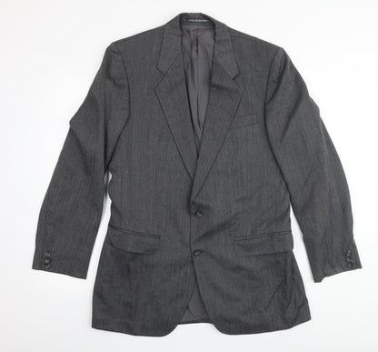 Mens UK Size 40 The Label Big & Tall Grey Suit Jacket