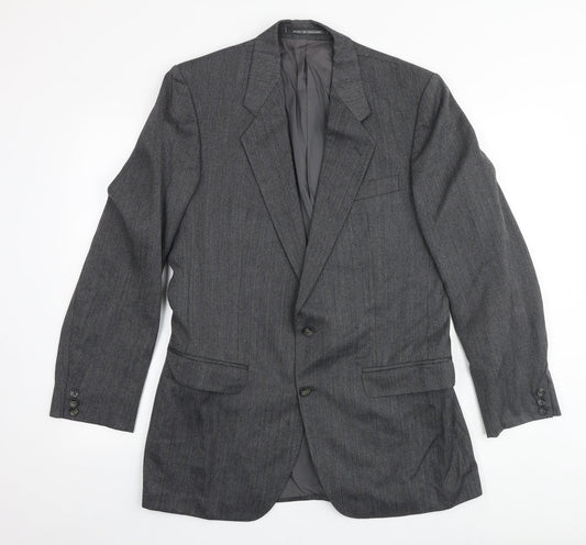 Mens UK Size 40 The Label Big & Tall Grey Suit Jacket