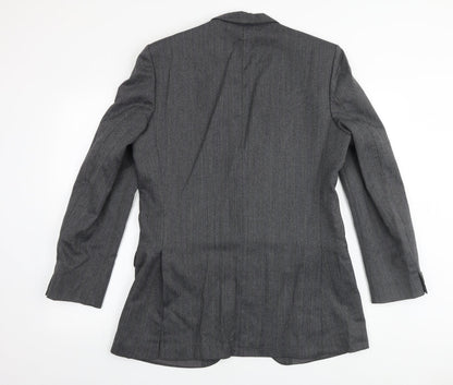 Mens UK Size 40 The Label Big & Tall Grey Suit Jacket