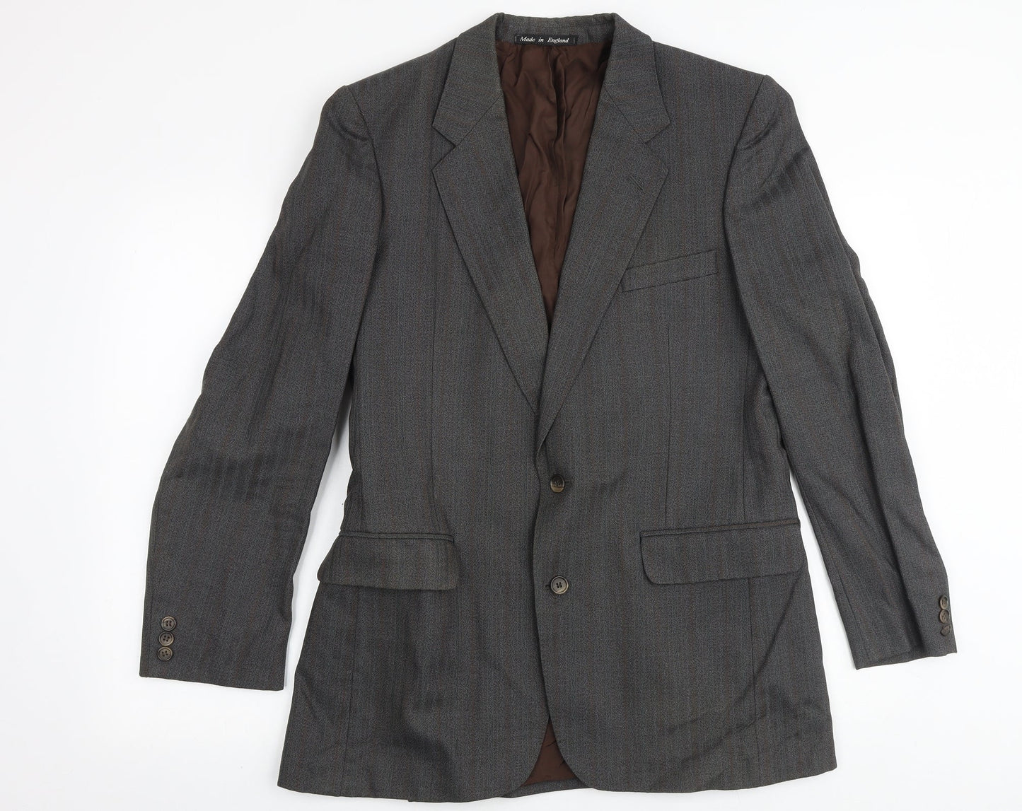 Mens UK Size 40 Chatsworth Regular Grey Suit Jacket