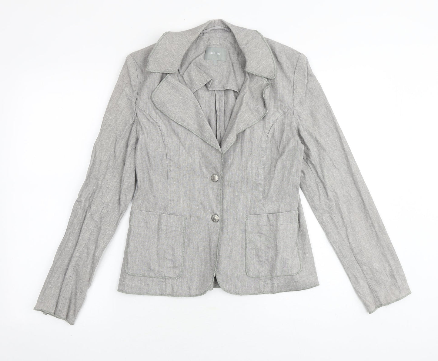 Womens UK Size 12 Marks and Spencer Grey Jacket