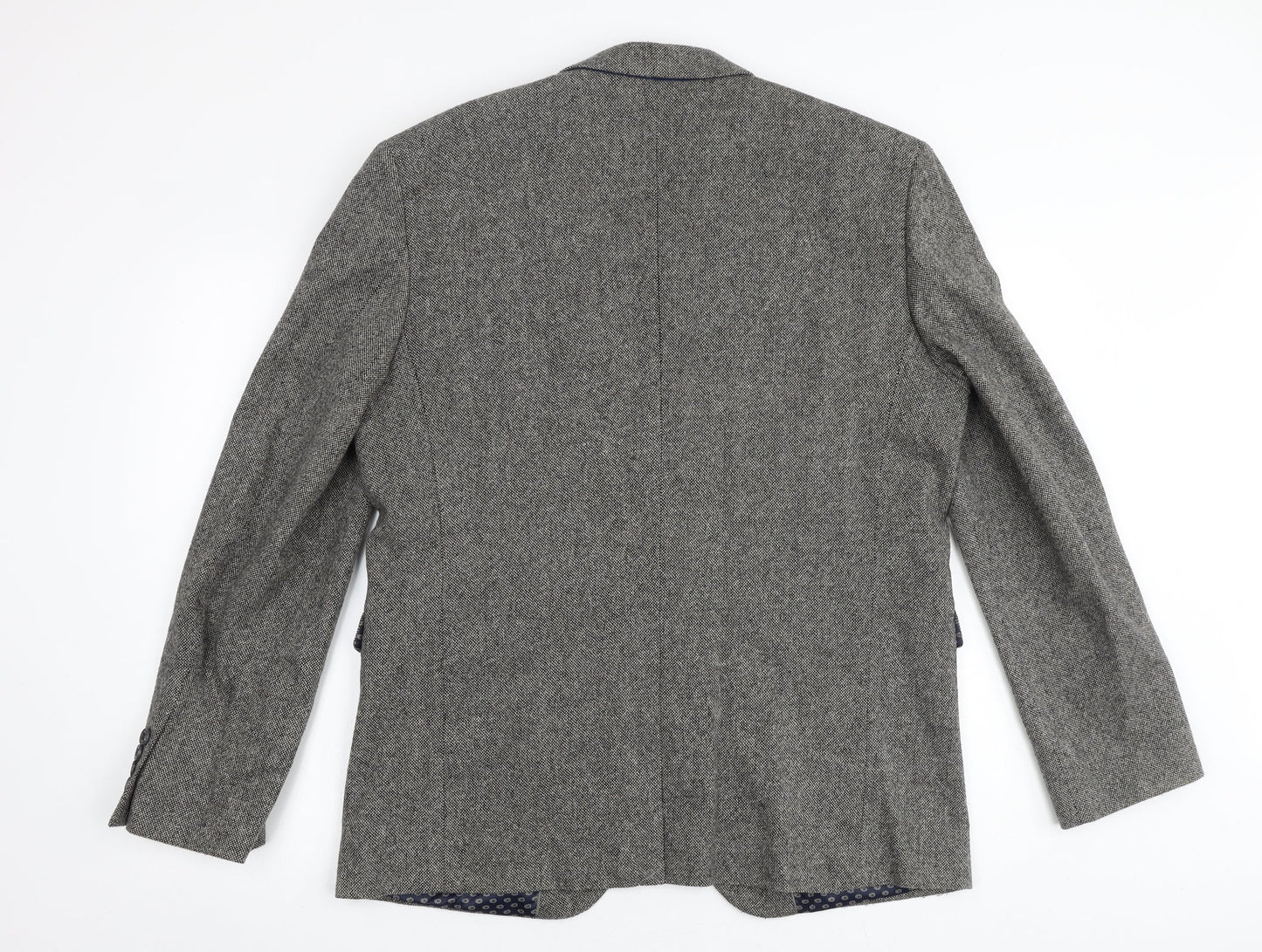 Mens UK Size L Cedar Wood State Regular Grey Suit Jacket