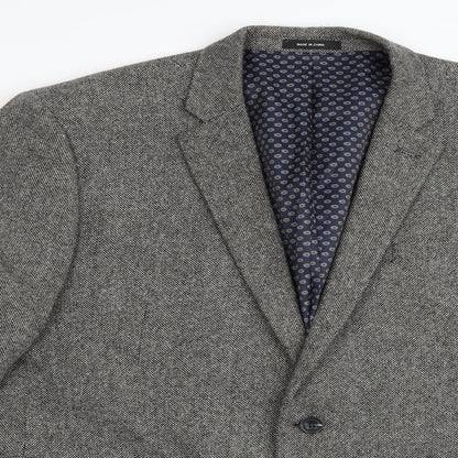 Mens UK Size L Cedar Wood State Regular Grey Suit Jacket