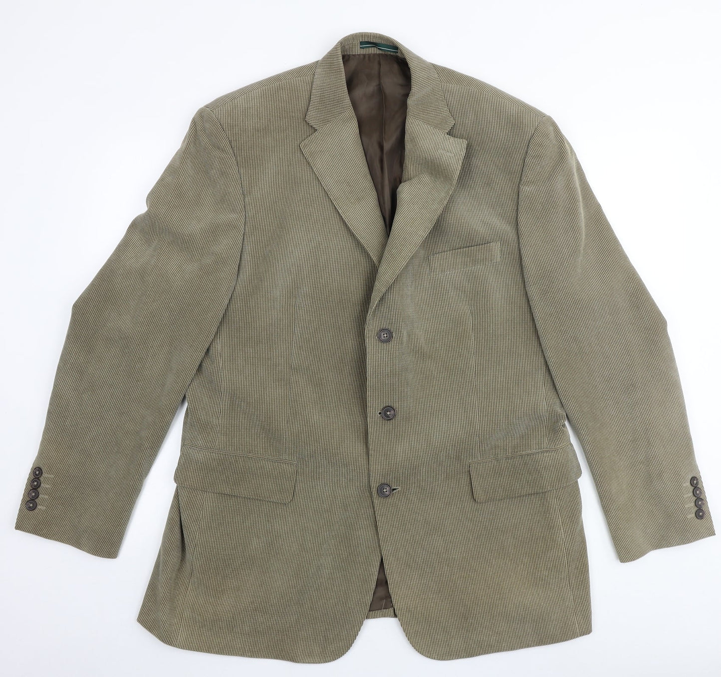 Mens UK Size 44 Greenwoods Regular Green Suit Jacket
