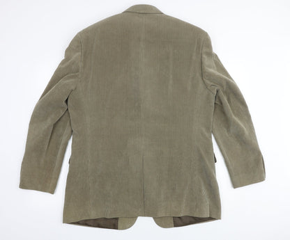 Mens UK Size 44 Greenwoods Regular Green Suit Jacket