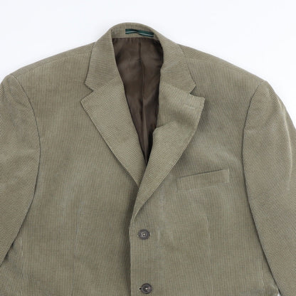 Mens UK Size 44 Greenwoods Regular Green Suit Jacket