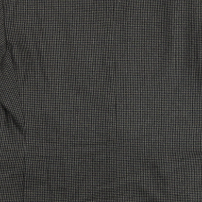Kilmaine Mens Grey Geometric Wool Jacket Blazer Size 42 Regular