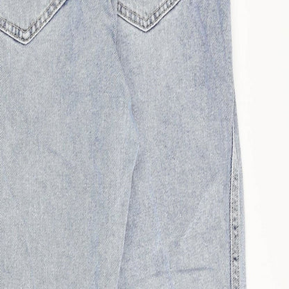 Hollister Womens Blue Cotton Mom Jeans Size 27 in Regular Zip