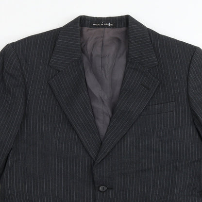 Mens UK Size 38 ExecuteX Regular Grey Suit Jacket