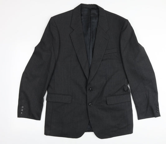 Mens UK Size 42 Hugo James Regular Grey Suit Jacket