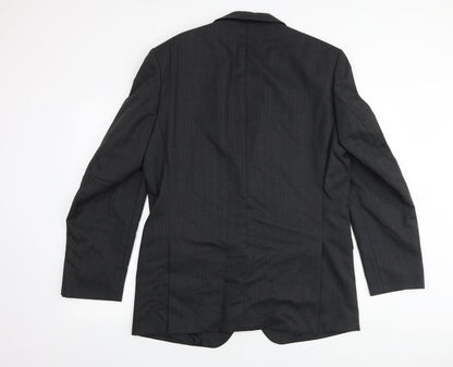 Mens UK Size 42 Hugo James Regular Grey Suit Jacket