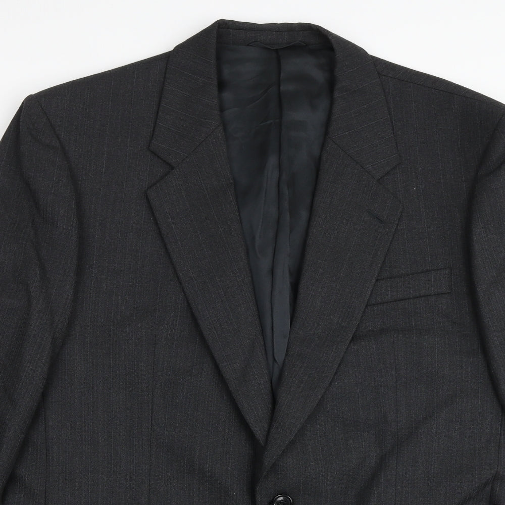 Mens UK Size 42 Hugo James Regular Grey Suit Jacket