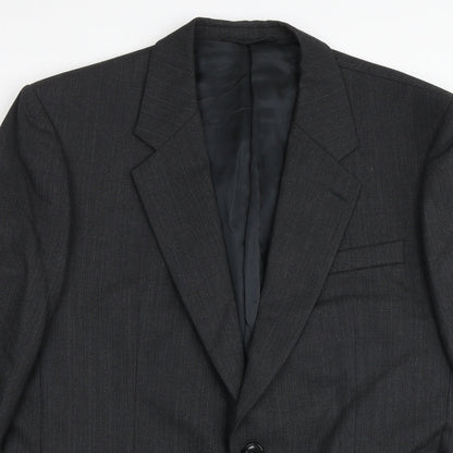 Mens UK Size 42 Hugo James Regular Grey Suit Jacket