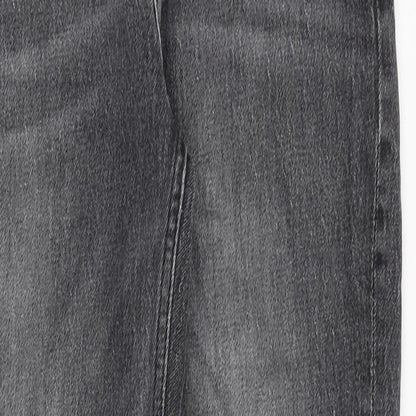 H&M Mens Grey Cotton Skinny Jeans Size 29 in Regular Zip