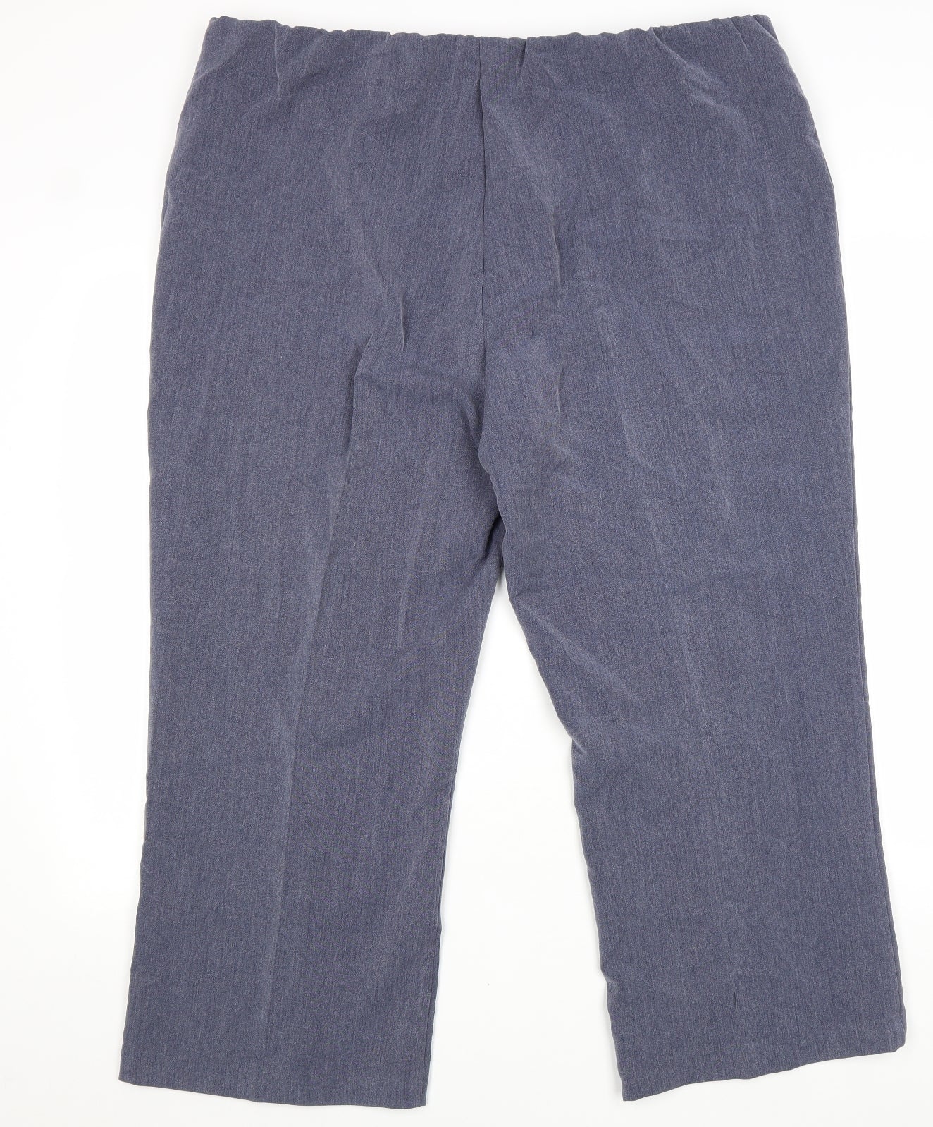Classic Womens Grey Polyester Trousers Size 22 L22 in Regular