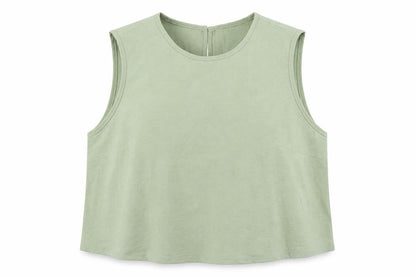 Womens UK Size XL SheIn Green Basic Tank