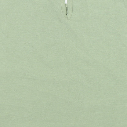 SheIn Womens Green Polyester Basic Tank Size XL Round Neck