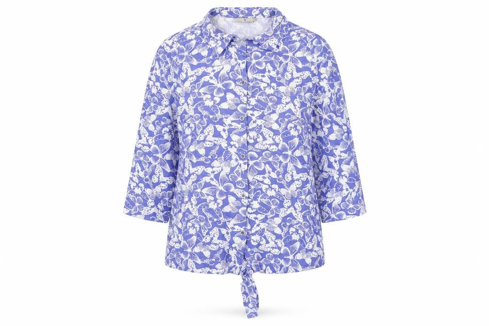Womens UK Size 12 TU Blue Basic Blouse