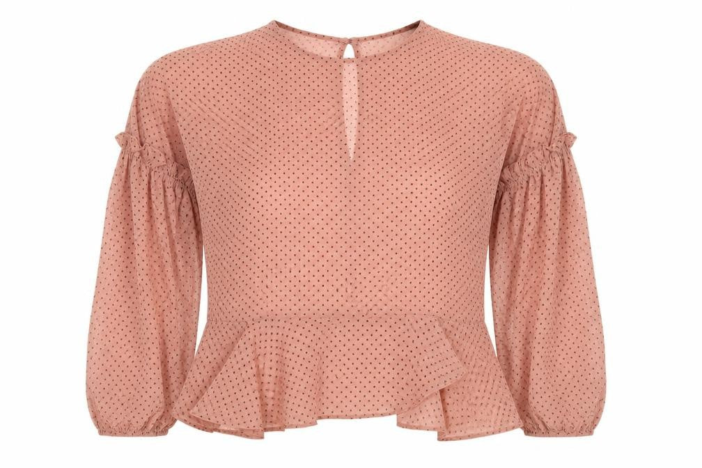 Womens UK Size 14 ASOS Pink Basic Blouse
