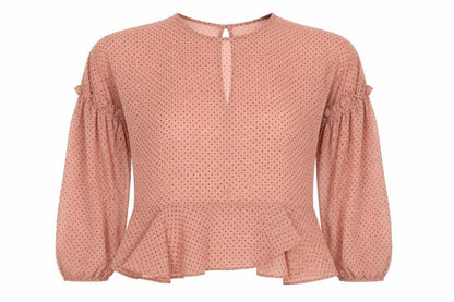 Womens UK Size 14 ASOS Pink Basic Blouse