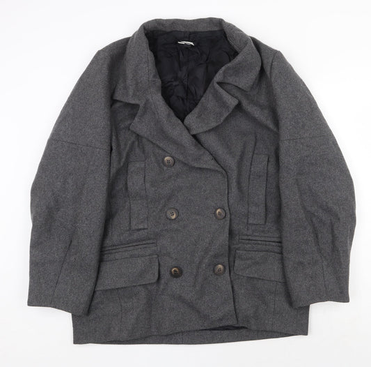 Womens UK Size 14 Topshop Grey Jacket
