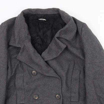Womens UK Size 14 Topshop Grey Jacket