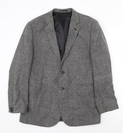 Mens UK Size M Cedar Wood State Regular Grey Suit Jacket