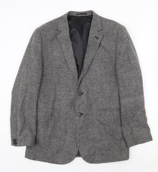 Mens UK Size M Cedar Wood State Regular Grey Suit Jacket
