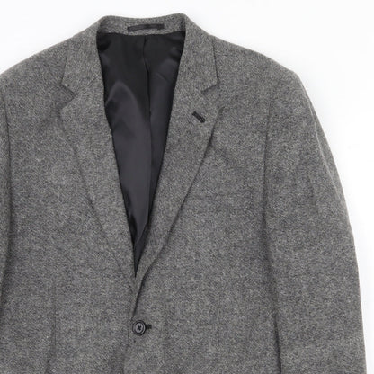 Mens UK Size M Cedar Wood State Regular Grey Suit Jacket