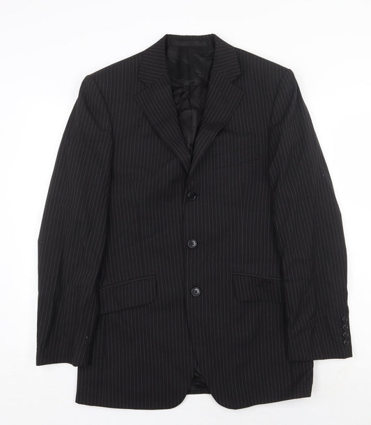 Mens UK Size 36 Marks and Spencer Regular Black Suit Jacket