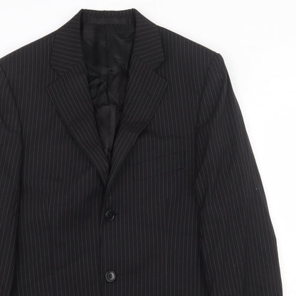 Mens UK Size 36 Marks and Spencer Regular Black Suit Jacket