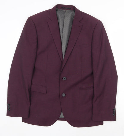 Mens UK Size 40 NEXT Regular Purple Suit Jacket