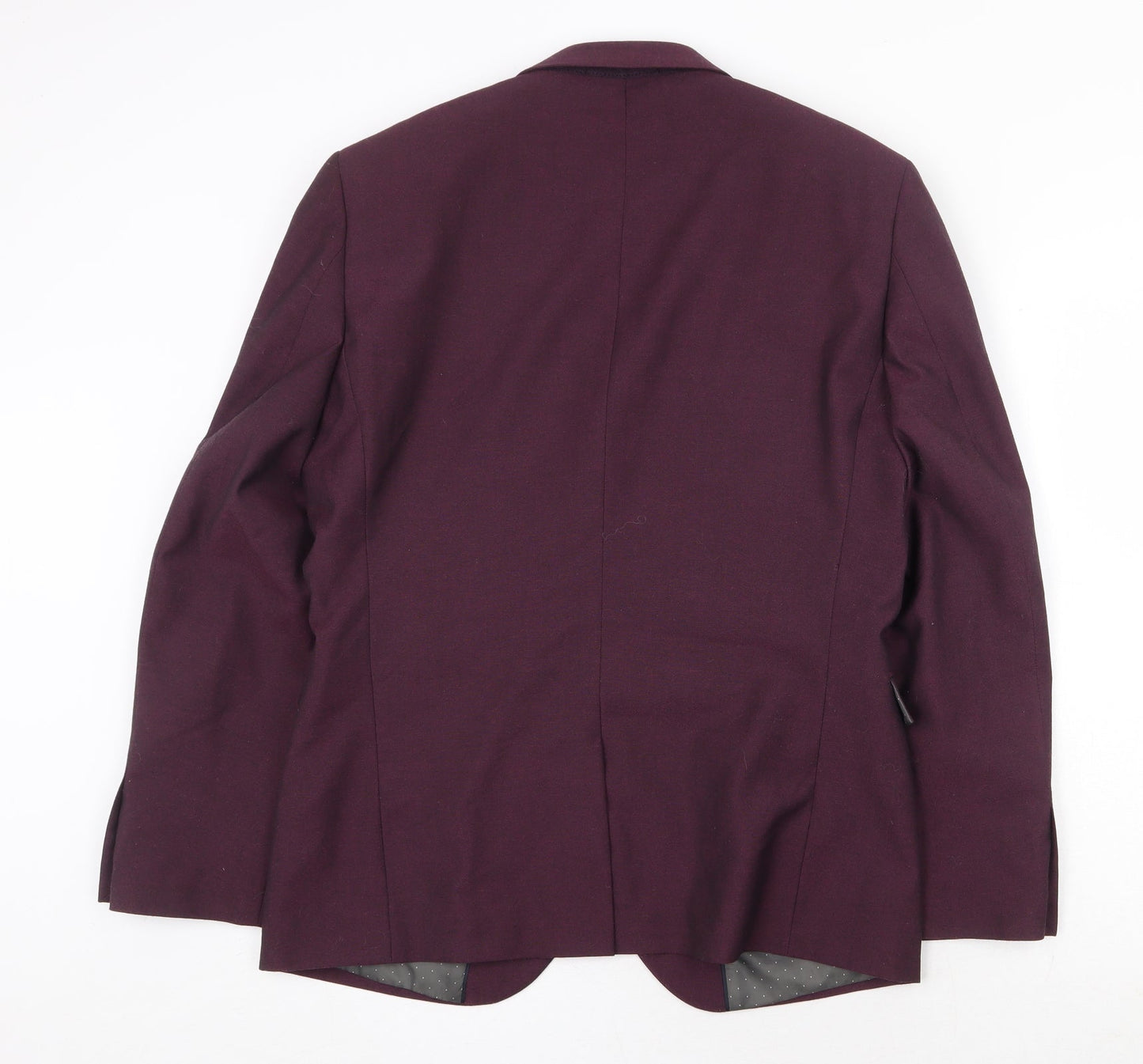 Mens UK Size 40 NEXT Regular Purple Suit Jacket
