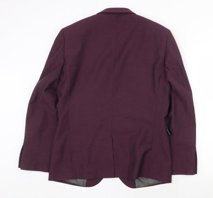 Mens UK Size 40 NEXT Regular Purple Suit Jacket