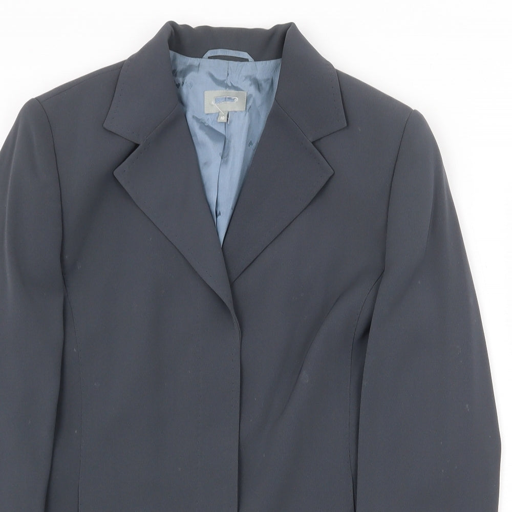 Womens UK Size 10 Marks and Spencer Regular Grey Blazer