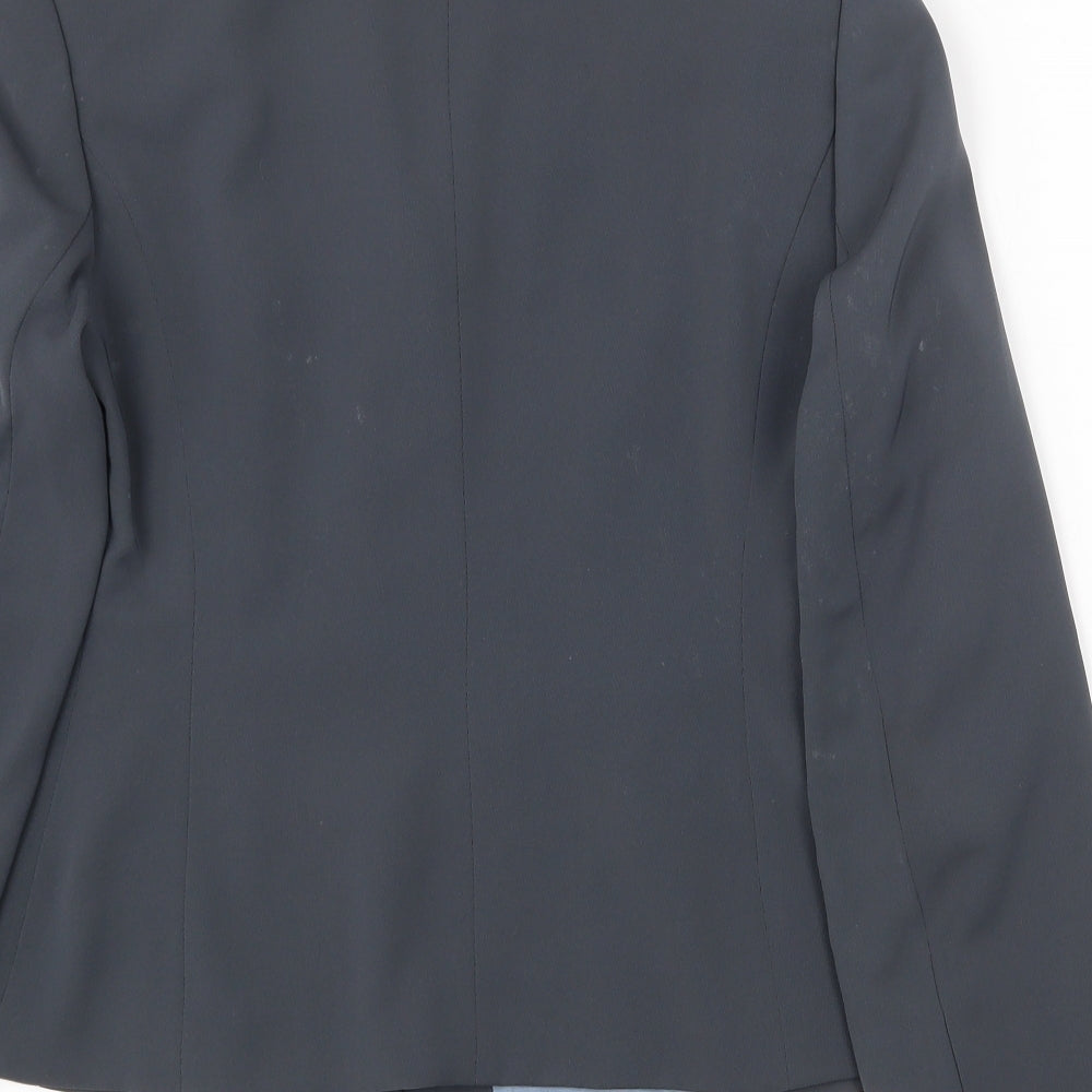 Womens UK Size 10 Marks and Spencer Regular Grey Blazer